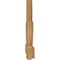 Ekena Millwork Kennewick Timber Gable Bracket, Western Red Cedar, 60"W x 32"H x 3 1/2"D x 5 1/2"F, 13/12 Pitch GBW060X32X0406KEN00SWR - alternate 2